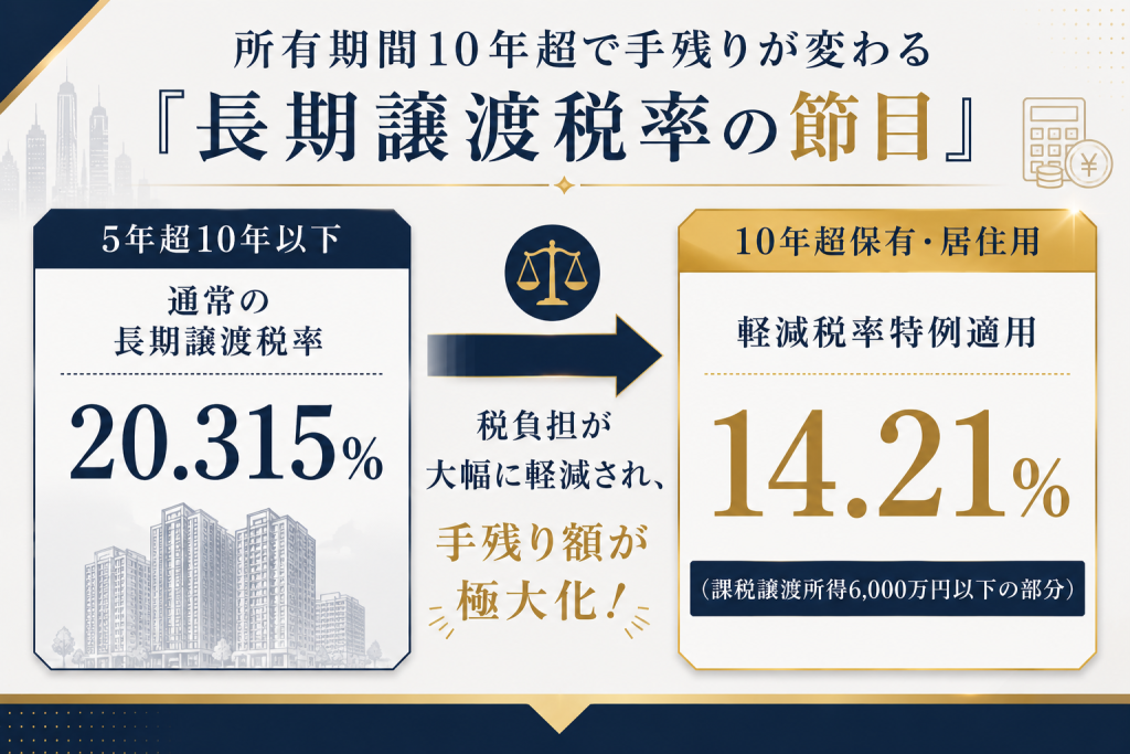 10年超保有時の軽減税率特例