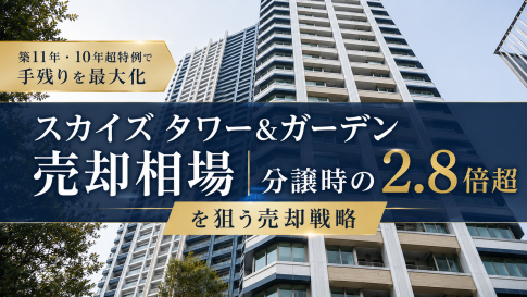 スカイズ タワー&ガーデン売却相場のアイキャッチ