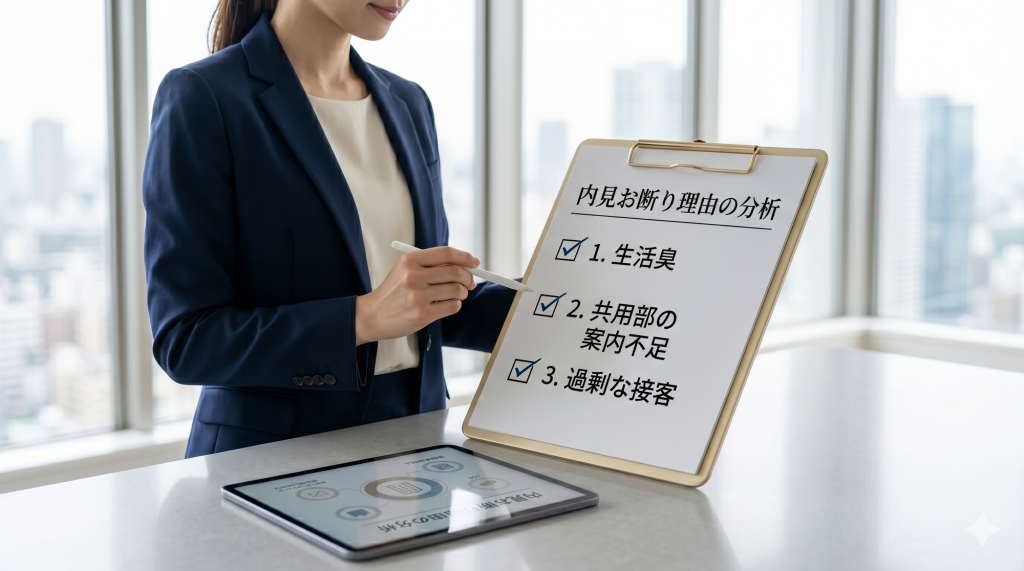 マンション内見で断られる理由を分析するチェックリスト