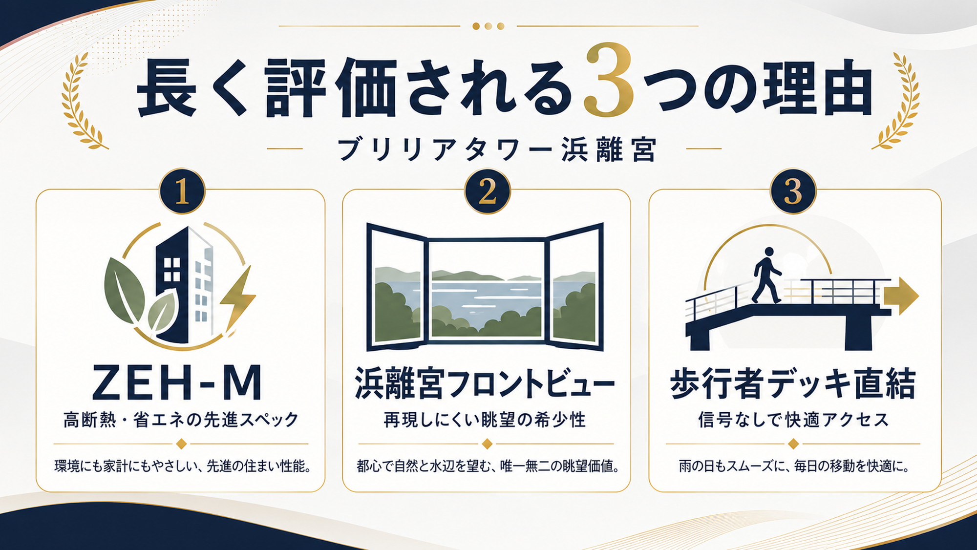 長く評価される3つの理由