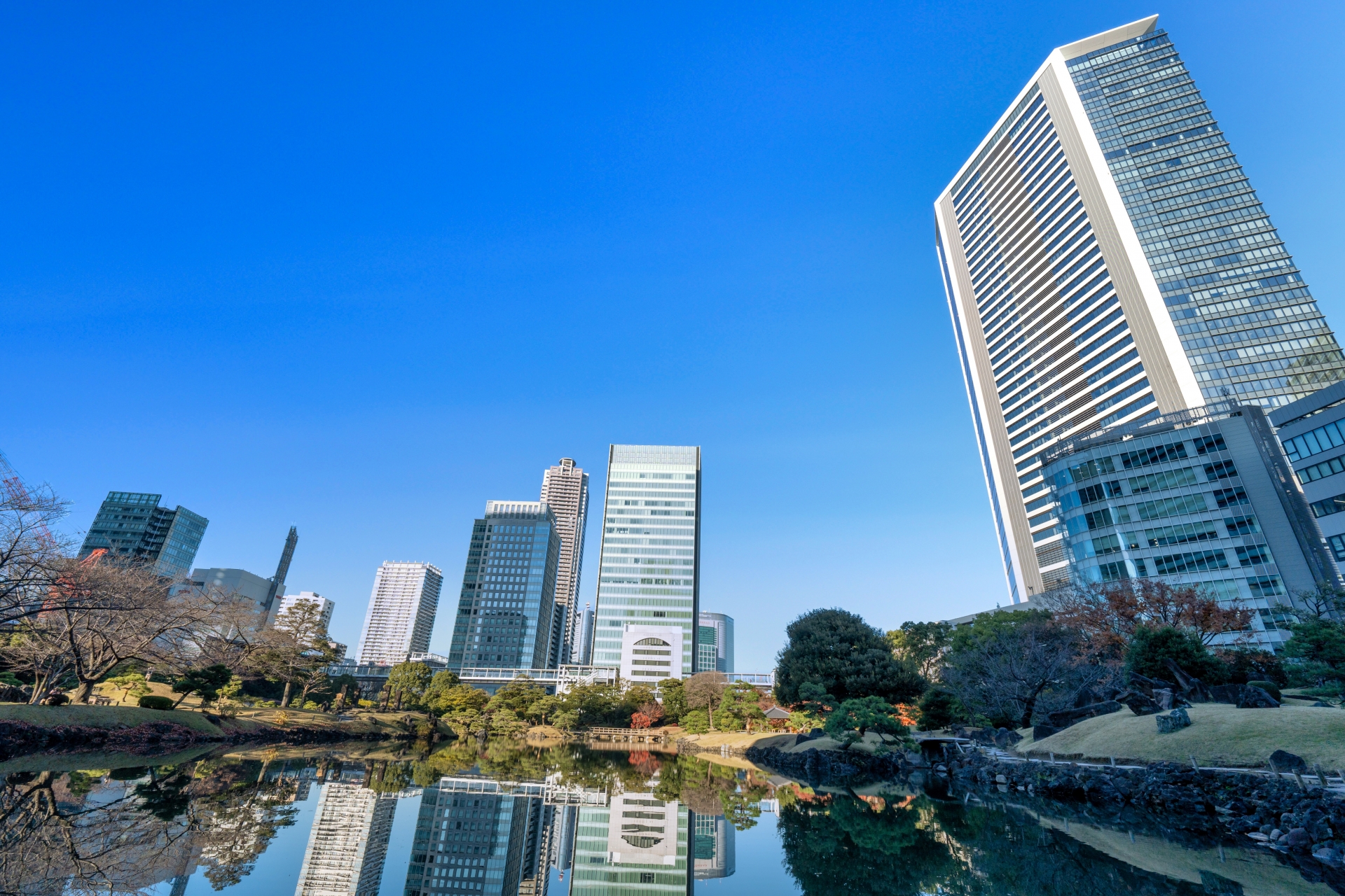 浜松町エリアの高級タワーマンション売却相場を示す洗練された都心昼景